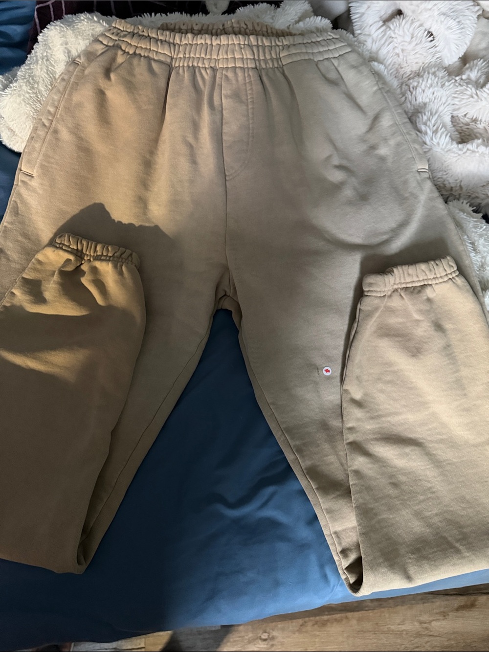 TALENTLESS Khaki/Tan Cargo Joggers with Elastic Waist